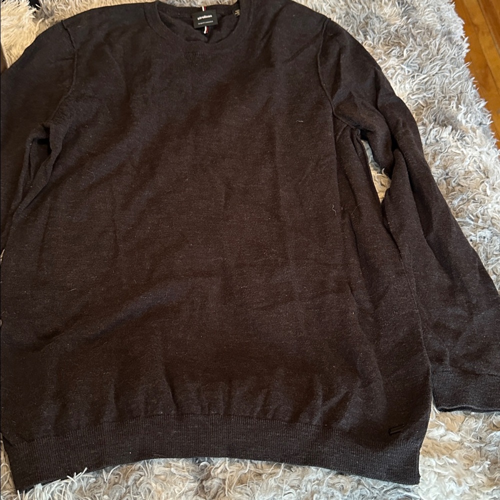 I—Strellson Charcoal Knitwear